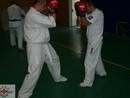 Sensei Gyarmati Imre kesztyűs tréninget vezetett a Seishin Dojóban