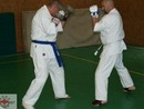 Sensei Gyarmati Imre kesztyűs tréninget vezetett a Seishin Dojóban
