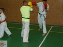Sensei Gyarmati Imre kesztyűs tréninget vezetett a Seishin Dojóban