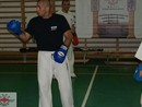 Sensei Gyarmati Imre kesztyűs tréninget vezetett a Seishin Dojóban