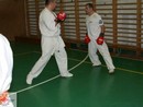 Sensei Gyarmati Imre kesztyűs tréninget vezetett a Seishin Dojóban