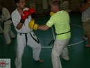 Sensei Gyarmati Imre kesztyűs tréninget vezetett a Seishin Dojóban