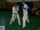 Sensei Gyarmati Imre kesztyűs tréninget vezetett a Seishin Dojóban