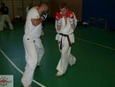 Sensei Gyarmati Imre kesztyűs tréninget vezetett a Seishin Dojóban