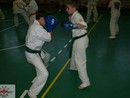 Sensei Gyarmati Imre kesztyűs tréninget vezetett a Seishin Dojóban