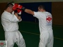Sensei Gyarmati Imre kesztyűs tréninget vezetett a Seishin Dojóban