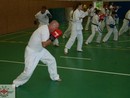 Sensei Gyarmati Imre kesztyűs tréninget vezetett a Seishin Dojóban