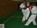 Sensei Gyarmati Imre kesztyűs tréninget vezetett a Seishin Dojóban