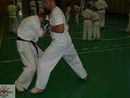Sensei Gyarmati Imre kesztyűs tréninget vezetett a Seishin Dojóban
