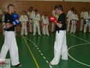 Sensei Gyarmati Imre kesztyűs tréninget vezetett a Seishin Dojóban