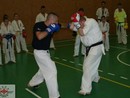 Sensei Gyarmati Imre kesztyűs tréninget vezetett a Seishin Dojóban