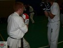 Sensei Gyarmati Imre kesztyűs tréninget vezetett a Seishin Dojóban