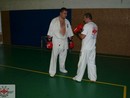 Sensei Gyarmati Imre kesztyűs tréninget vezetett a Seishin Dojóban