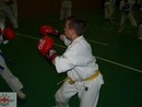 Sensei Gyarmati Imre kesztyűs tréninget vezetett a Seishin Dojóban