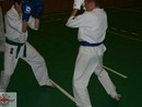 Sensei Gyarmati Imre kesztyűs tréninget vezetett a Seishin Dojóban