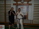 Sensei Gyarmati Imre kesztyűs tréninget vezetett a Seishin Dojóban