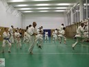 Sensei Tóth László 4. Dan Shobukai Karate mester tréningje a Seishin Dojóban