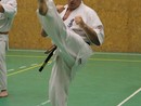 Sensei Tóth László 4. Dan Shobukai Karate mester tréningje a Seishin Dojóban