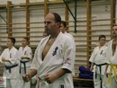 Sensei Tóth László 4. Dan Shobukai Karate mester tréningje a Seishin Dojóban