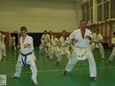 Sensei Tóth László 4. Dan Shobukai Karate mester tréningje a Seishin Dojóban
