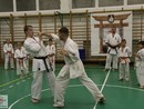 Sensei Tóth László 4. Dan Shobukai Karate mester tréningje a Seishin Dojóban