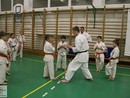 Sensei Tóth László 4. Dan Shobukai Karate mester tréningje a Seishin Dojóban