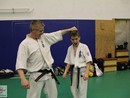 Sensei Tóth László 4. Dan Shobukai Karate mester tréningje a Seishin Dojóban