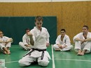 Sensei Tóth László 4. Dan Shobukai Karate mester tréningje a Seishin Dojóban