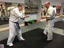 Küzdő edzés Shihan Furkó Kálmán 7. Dan mesterrel