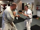 Küzdő edzés Shihan Furkó Kálmán 7. Dan mesterrel