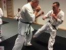 Küzdő edzés Shihan Furkó Kálmán 7. Dan mesterrel