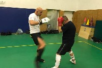 K-1 rendszerű tréning Molnár Zolival
