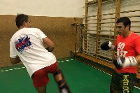 K-1 rendszerű tréning Molnár Zolival