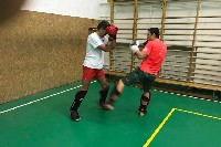K-1 rendszerű tréning Molnár Zolival
