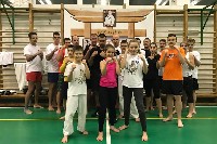 K-1 rendszerű tréning Molnár Zolival