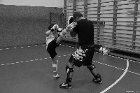 K-1 rendszerű tréning Molnár Zolival