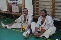 Felkészítő edzés a Seishin Dojoban és Enikő, Kata, Márk szülinapját is megünnepeltük