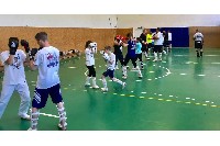 K-1 rendszerű edzés Molnár Zolival a Seishin Dojoban