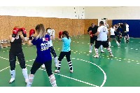 K-1 rendszerű edzés Molnár Zolival a Seishin Dojoban