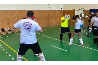 K-1 rendszerű edzés Molnár Zolival a Seishin Dojoban