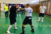 K-1 rendszerű edzés Molnár Zolival a Seishin Dojoban