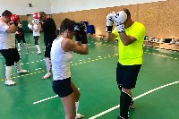 K-1 rendszerű edzés Molnár Zolival a Seishin Dojoban