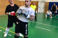 K-1 rendszerű edzés Molnár Zolival a Seishin Dojoban