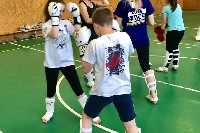K-1 rendszerű edzés Molnár Zolival a Seishin Dojoban