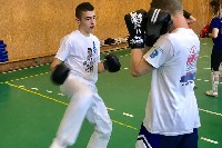 K-1 rendszerű edzés Molnár Zolival a Seishin Dojoban