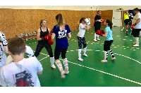 K-1 rendszerű edzés Molnár Zolival a Seishin Dojoban