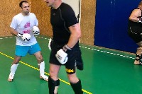 K-1 rendszerű edzés Molnár Zolival a Seishin Dojoban