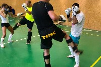 K-1 rendszerű edzés Molnár Zolival a Seishin Dojoban