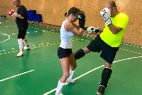 K-1 rendszerű edzés Molnár Zolival a Seishin Dojoban