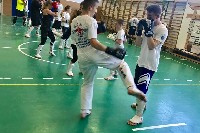 K-1 rendszerű edzés Molnár Zolival a Seishin Dojoban